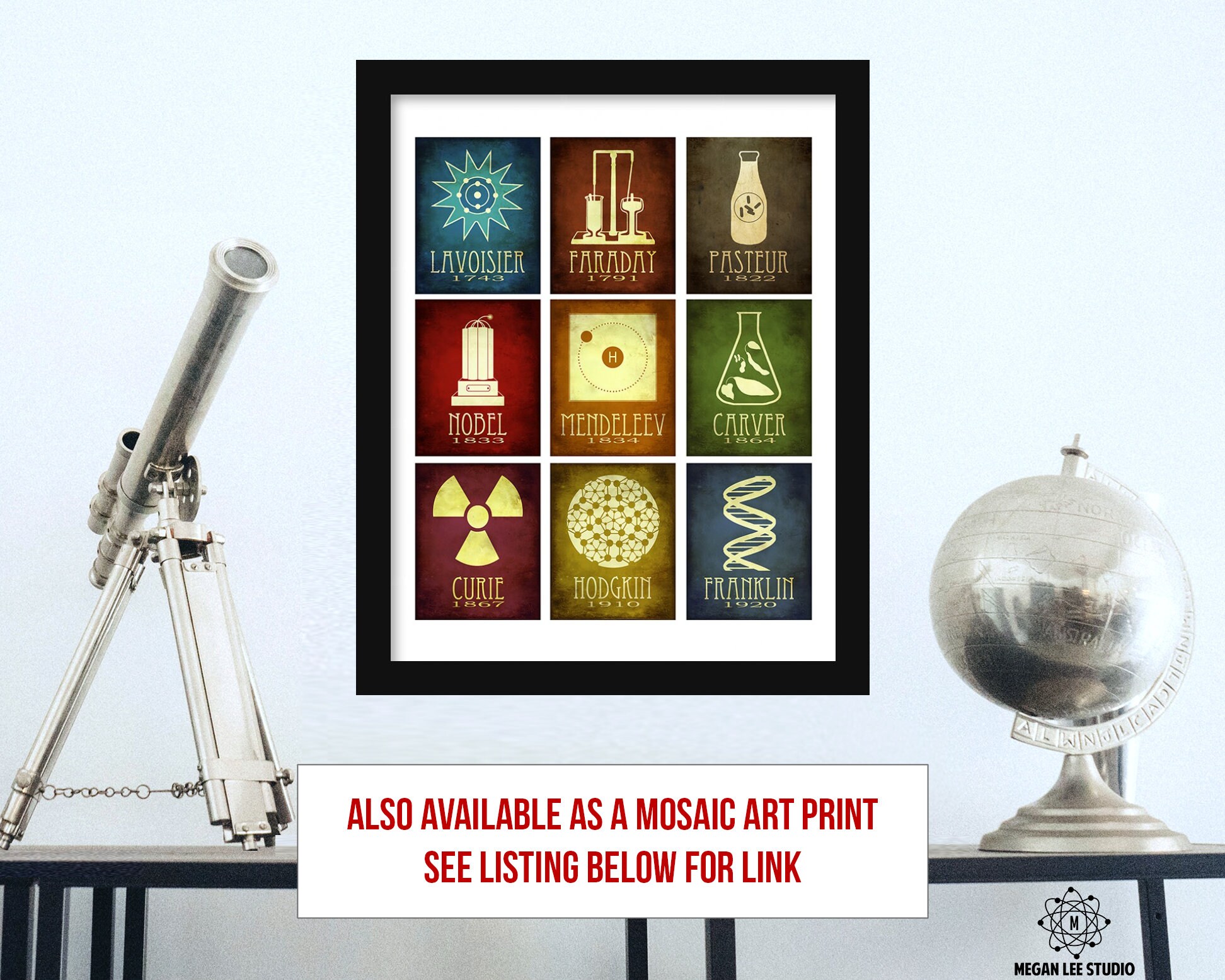 Chemistry Art Print Science Room Decor Chemistry Classroom Etsy