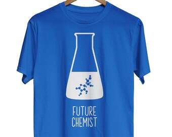 Future Chemist T-shirt - Science Shirt - Chemistry Gift - Glass Beaker Graphic Tee - Future Genius Science Gift