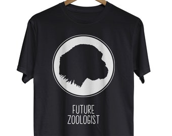 Zoölogie Shirt, Animal Lover Gift, Zoologist Gift, Primatology Shirt, Kids Science Shirt, Toekomstige Wetenschapper