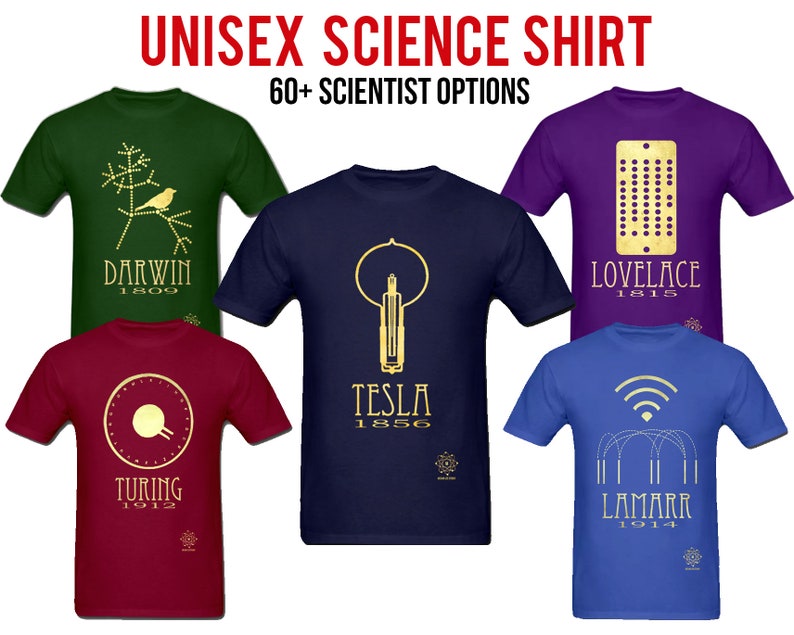 Science Shirt, Teacher Shirt, Gift For Men, Geek Shirt, Steampunk Shirt, Science Gift, Graphic Tee, Chemistry Gift, Personalized Gift image 1