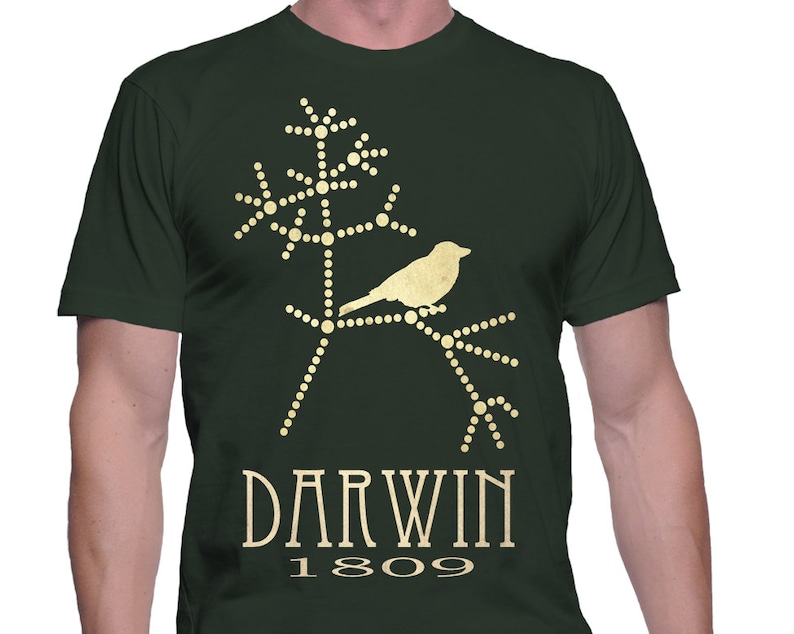 Darwin Tshirt Evolution Shirt Shirt Biology Gift Science Etsy