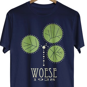 Carl Woese Microbiology Shirt, Science Tshirt, Microbiologist Illustration, Rock Star Scientist, Archaea Bacteria Eucarya, Taxonomic Tree