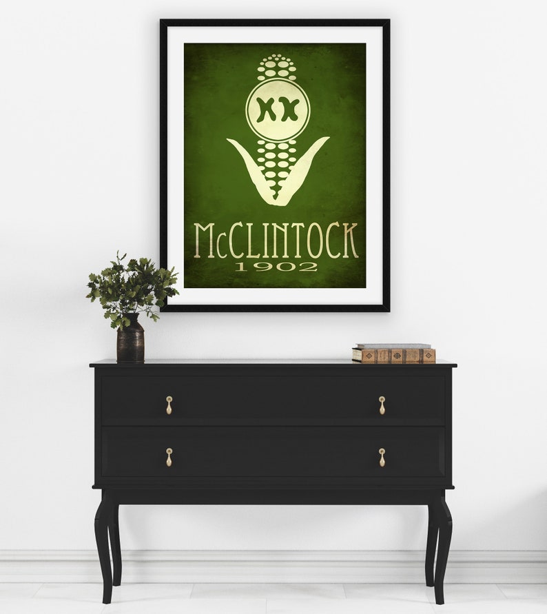 Barbara McClintock Genetics Art Print, Maize Chromosome Science Illustration, Women Scientists in History image 4