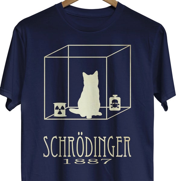 Schrodinger's Cat TShirt, Physics Gift Geek Science Shirt, Funny Tshirt Dead or Alive, Quantum Physics Teacher Gift, Physicist Tshirt