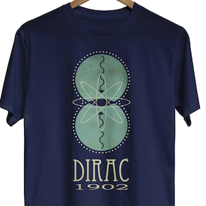 T-shirt de physique Paul Dirac - cadeau de physique, équation mathématique, cadeau de maths, chemise de prof de physique, art physique, chemise de science, T-shirt d&#39;école,