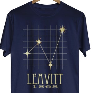 Henrietta Swan Leavitt astronomie tshirt sterrenkaart astronomie shirt wetenschap cadeau vrouwen in astronomie cadeau kosmos shirt
