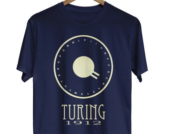 Alan Turing Computer Science Shirt - Programmer Gift Teacher Shirt for Men Science Gift Geek Shirt Code Breaker Shirt Geeky Gift