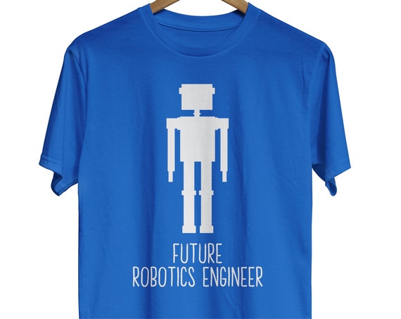 Divertida Camiseta De Robot Para Niños Ingeniero De Roboti 