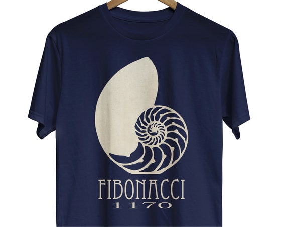 Fibonacci Camisa de Matematicas Geometria Profesor Camisa Ciencia Camiseta Matematicas Profesor Regalo Geek Regalo para el Matematicas Geek Camisa Nautilus Shell Fossil Etsy Mexico