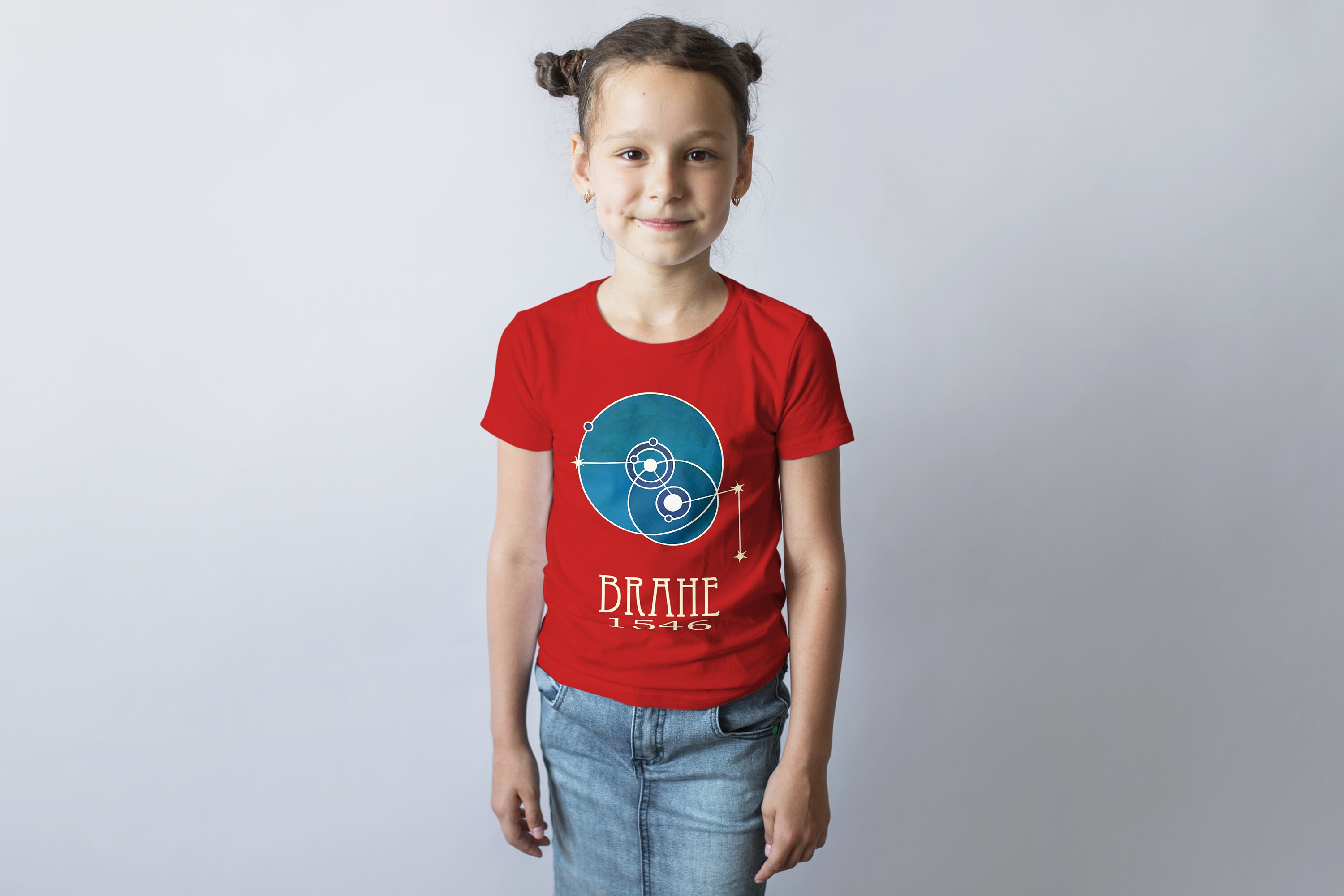T-shirt Enfant Comet Tycho - Noir - Taille 110-116 - 100% Coton - Impression écologique - Fabriqué En Allemagne