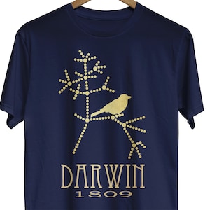 darwin Evolution Tshirt, Baum des Lebens Biologie Shirt, Geschenk für Wissenschaftslehrer oder Geologie Studenten, Biologe Grafik Wissenschaft