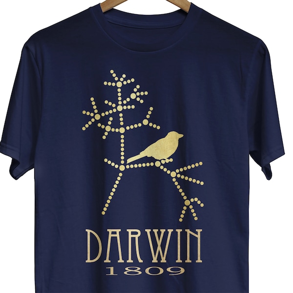 Darwin Evolution Tshirt, Tree of Life Biology Shirt, Gift for Science Teacher or Geology Student, Biologist Graphic Science