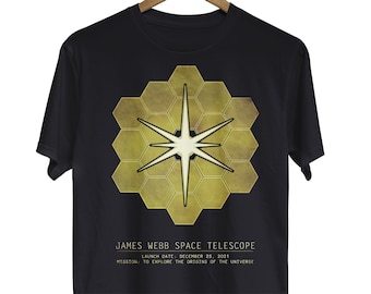 James Webb Space Telescope T-shirt, Outer Space Gift for Astronomy Student, NASA Fan or Science Teacher