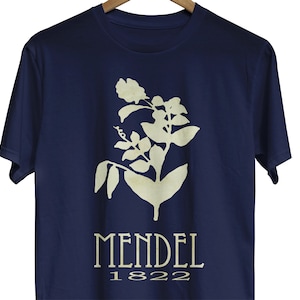 Gregor Mendel Science Shirt, Pea Plant Illustration, Geneticist T-Shirt, Genetics Gift, Rock Star Scientist, Nerdy Tshirt, Geek Gift