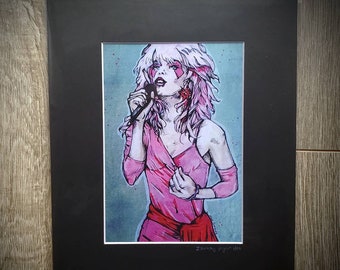Pat Benatar Jem and the Holograms original limited matted giclee print