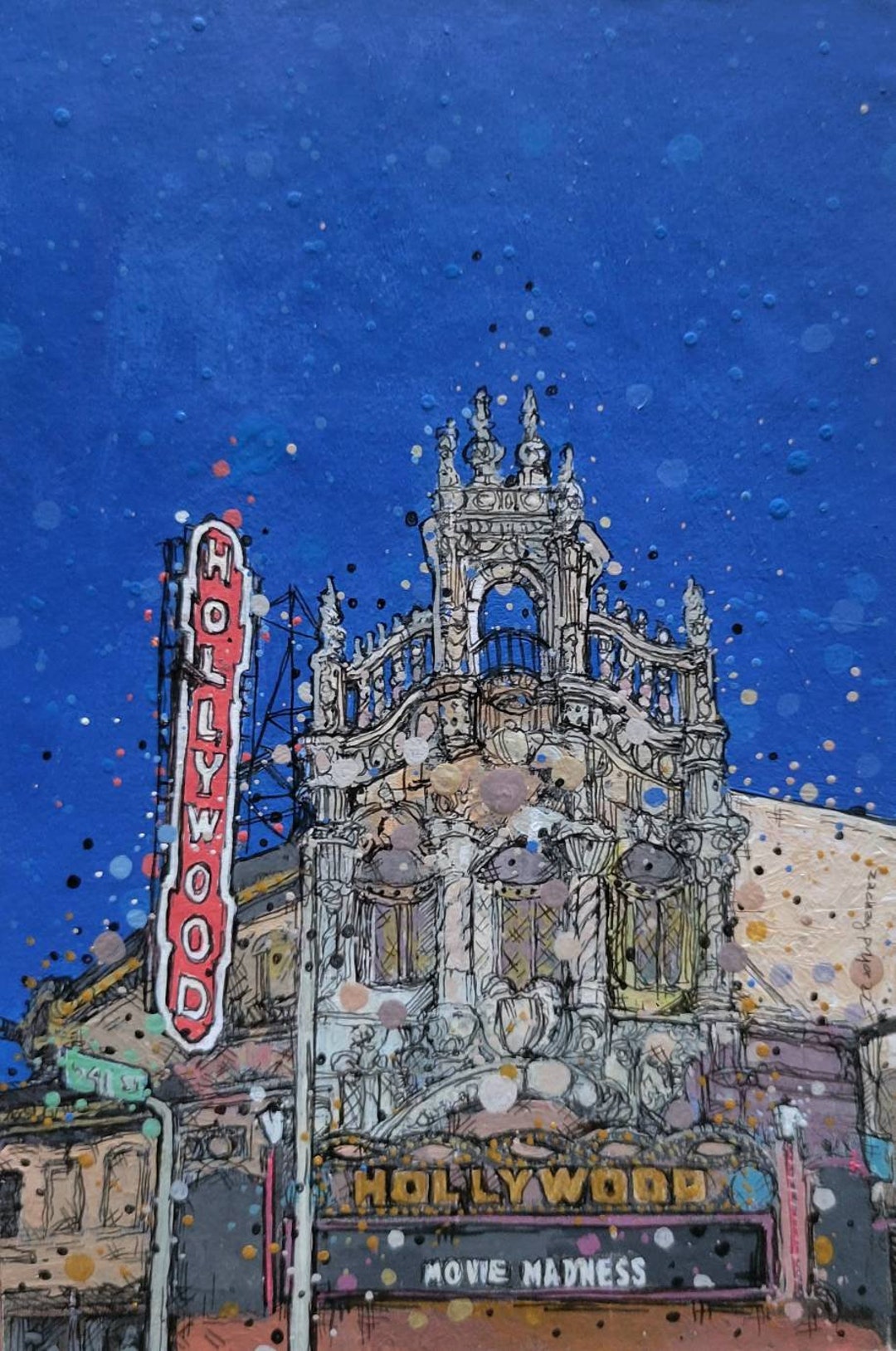 Portland Oregon Local Landmark Hollywood Theater Limited Edition