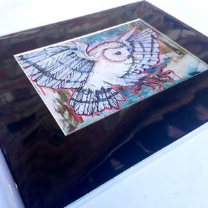 Banish Darkness - Barn Owl Limited Giclee matted Print - Home Decor Wall Art - owls