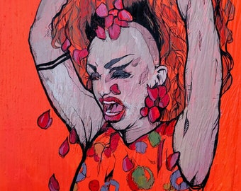Sasha Velour So Emotional limited matted giclee print - Gay art - Drag Queen