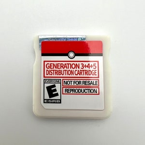 Pokémon Distribution Cartridge Gen 3+4+5 Not For Resale Most Complete List 270+ Events