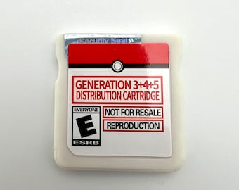 Pokémon Distribution Cartridge Gen 3+4+5 Not For Resale Most Complete List 270+ Events