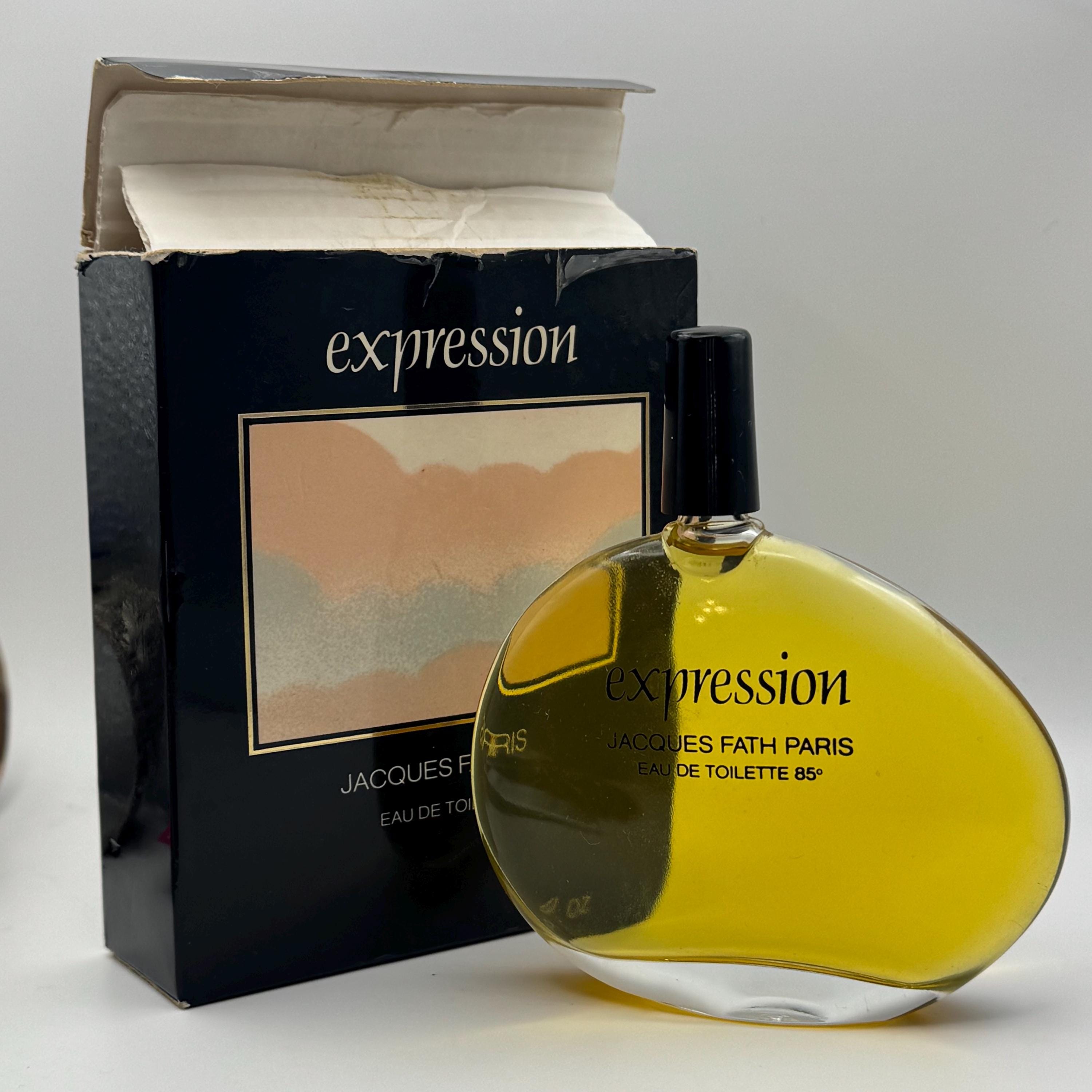 Parfum Vintage Jacques Fath Expression 100 Ml - Eau De Toilette Rare, Neuf Dans Son Emballage