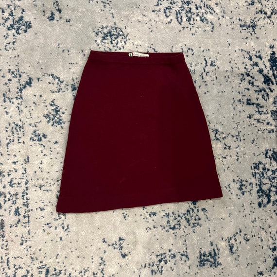 Joseph Magnin Wool Skirt Made in Italy Vintage 19… - image 1