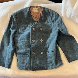 60s Collarless Coat - Etsy
