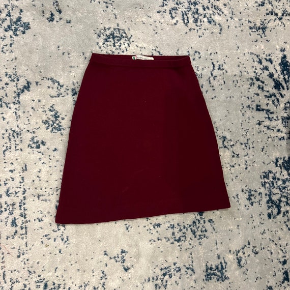 Joseph Magnin Wool Skirt Made in Italy Vintage 19… - image 2