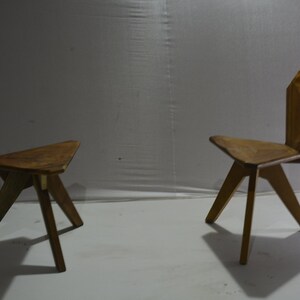 Tripié chair, variants in tzalam, parota, cedar and pine image 4
