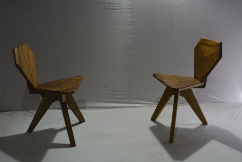 Tripié chair, variants in tzalam, parota, cedar and pine image 4