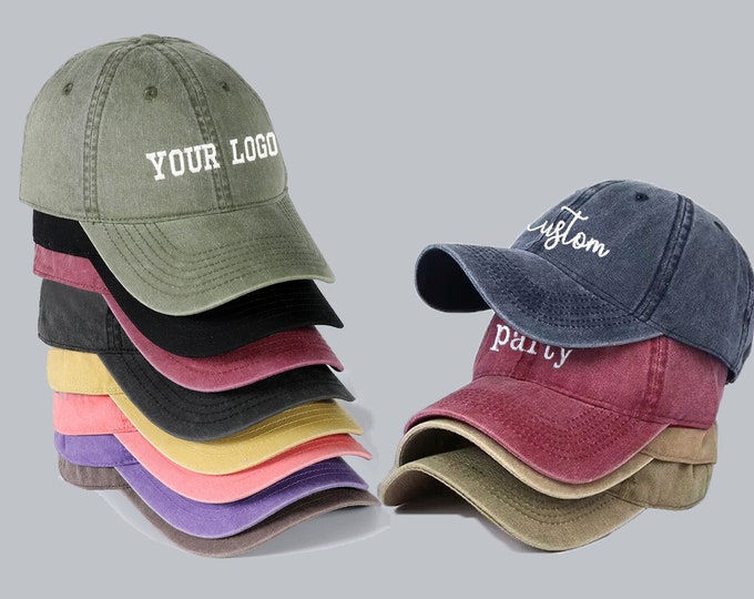 Embroidered Hat Personalized Dad Cap Embroidery Logo baseball hat Bachelorette hats Custom caps Sorority hat Unisex Baseball Cap,Text Hat