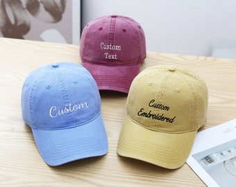 Gorra bordada Gorra de papá personalizada Gorra de béisbol con logotipo bordado Gorras de despedida de soltera Gorras personalizadas Gorra de hermandad Gorra de béisbol unisex