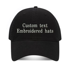 Custom Text Embroidered Hat, Personalized Cap, Vintage Baseball Hat,Gift For New Dad Mom,Gift For Bride, Bachelorette,Mothers Day Gift