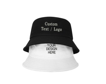 Customized Embroidered Bucket Hat Custom Text Embroidery  display picture 2