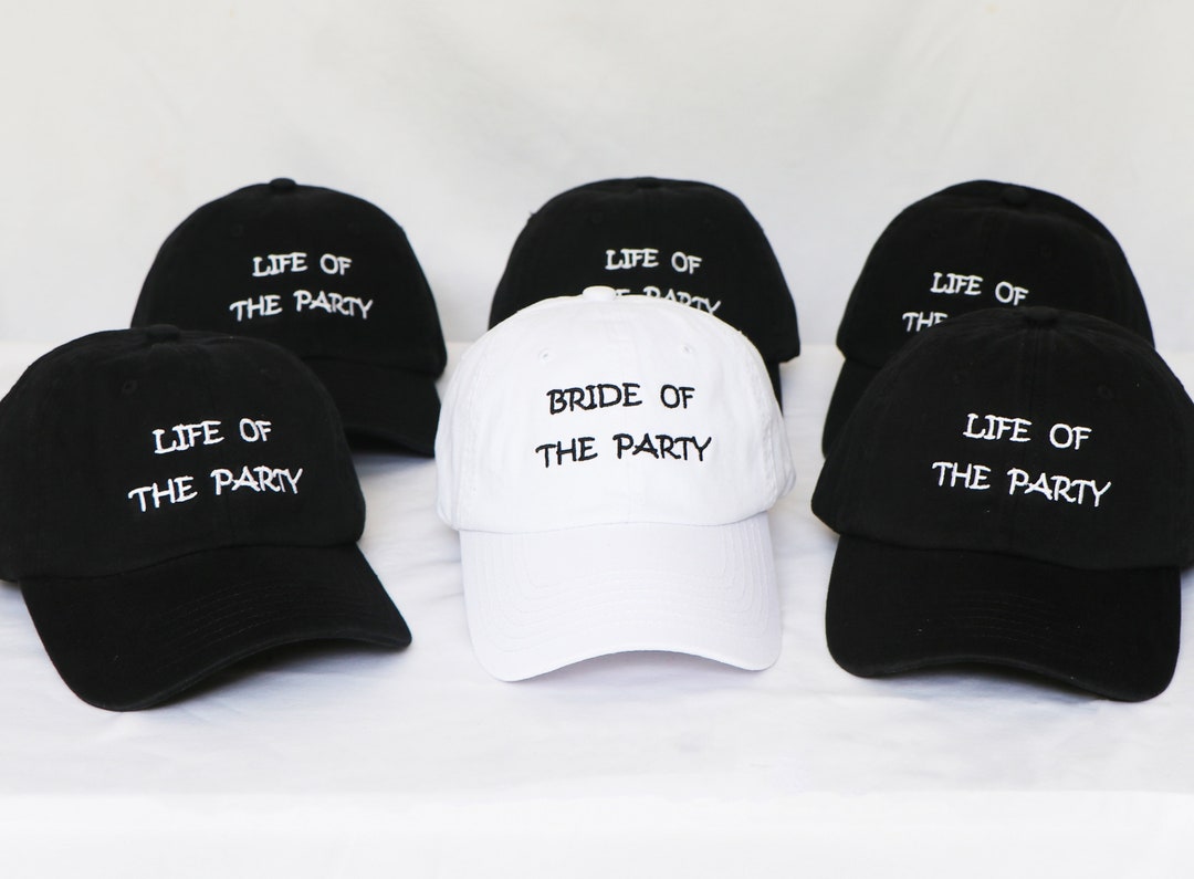 Bachelorette Party Baseball Caps, Wife of the Party, the Party Hats ...