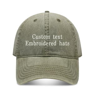 Embroidered Hat Personalized Dad Cap Embroidery Logo baseball hat Bachelorette hats Custom caps Sorority hat Unisex Baseball Cap Custom hat