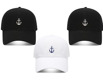Anchor Baseball Caps, Beach Hat,Anchor hat, Bachelor-Bachelorette Party Hats, Custom Embroidery，Embroidered Bachelorette Party Hats