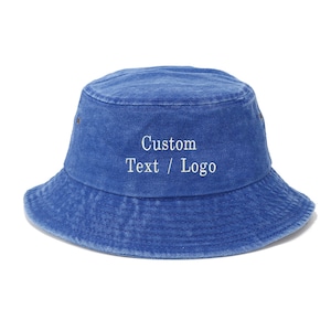 Customized Embroidered Bucket Hat Custom Logo Embroidery name Bucket Hat Summer Hat Custom Bucket Hat,Bridesmaid Gift for Wedding,Bucket Hat