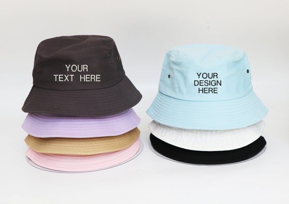 Custom Bucket Hat Embroidered Hat Custom Logo Embroidery  display picture 1