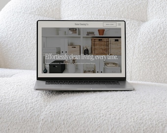 Limpiador - Plantilla web para Squarespace 7.1