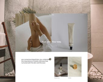 Radiance - Plantilla web para Squarespace 7.1