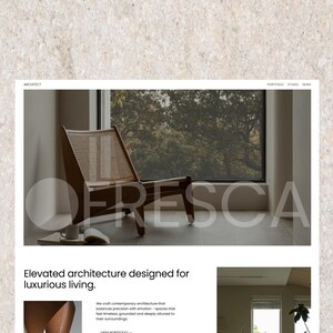 Architect - Squarespace 7.1 Website Template