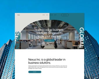 Corporate - Squarespace 7.1 Website Template