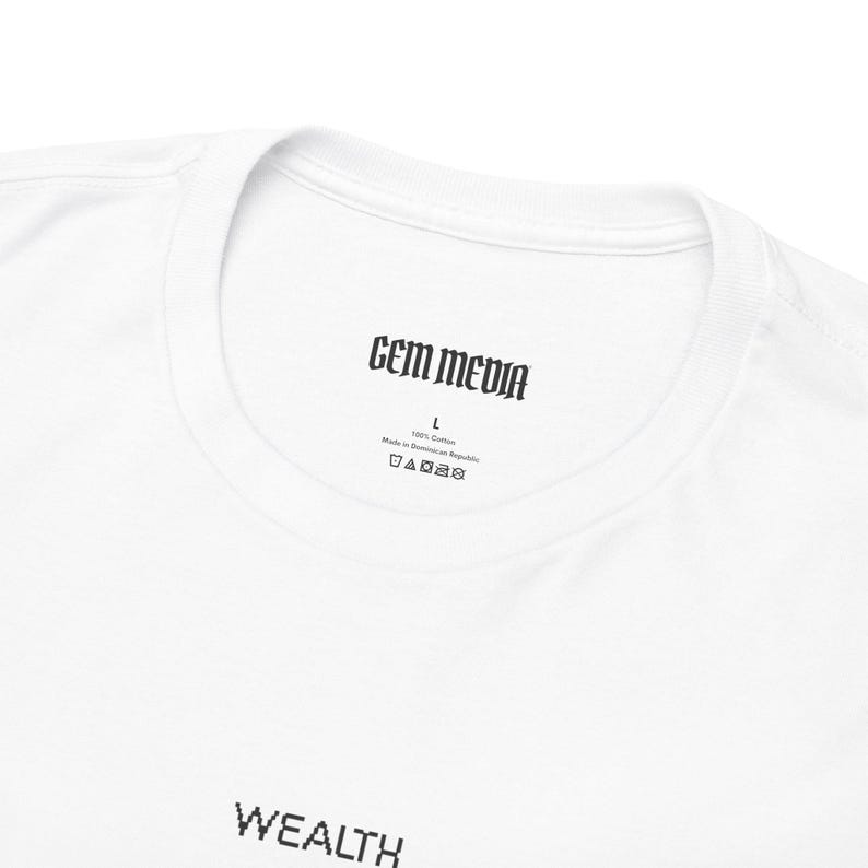 Wealth is Where the Wifi Is Minimalist T-Shirt | Digital Nomad Remote Worker Graphic Tee image 8