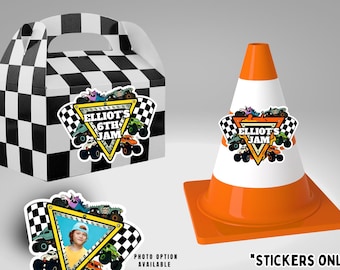 Monster Truck Custom Logos- 4inch Stickers