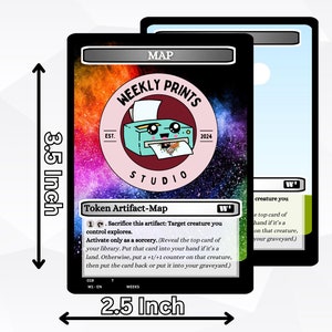 Artifact Token Template - MTG bearbeitbare benutzerdefinierte Kartenvorlage
