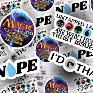 MTG Glossy Vinyl Stickers: Laminated, 3-inch