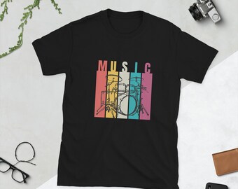 Music- Drum Short-Sleeve Unisex T-Shirt