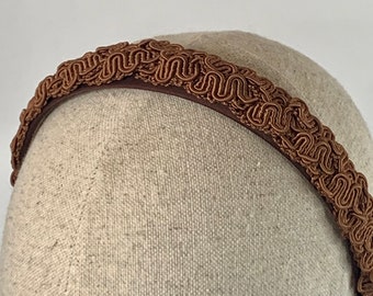 Copper cotton  braided head band