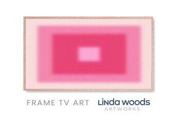 Modern Gradient Samsung Frame TV Art, Instant Digital Download, Art For TV, Pink, Geometric, TV Art, Original Art